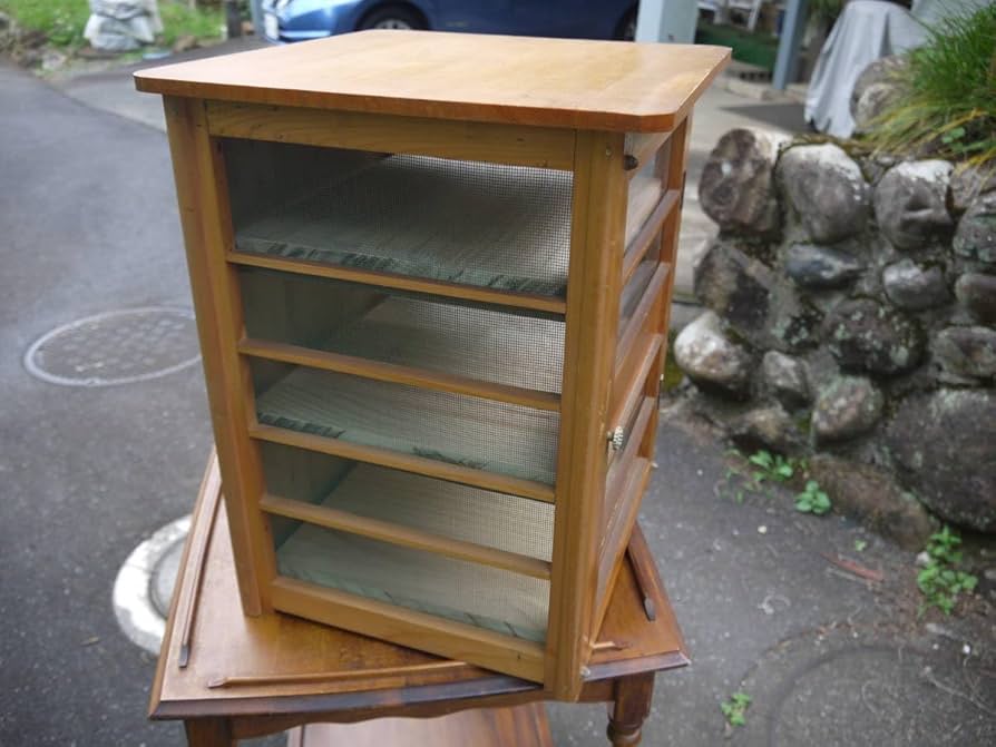 Amazon.co.jp: 【3JL11 O昭和レトロ 蠅帳 網戸 食器棚 戸棚 収納棚