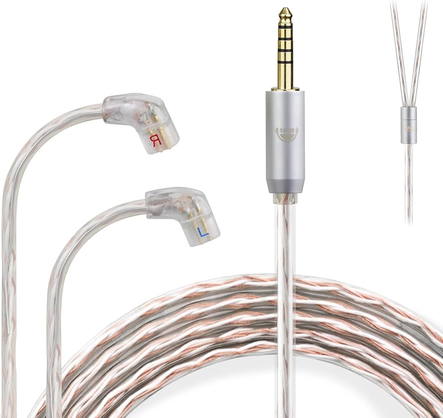 Amazon | okcsc JBX リケーブル QDC 2Pin ケーブル イヤホンケーブル 4