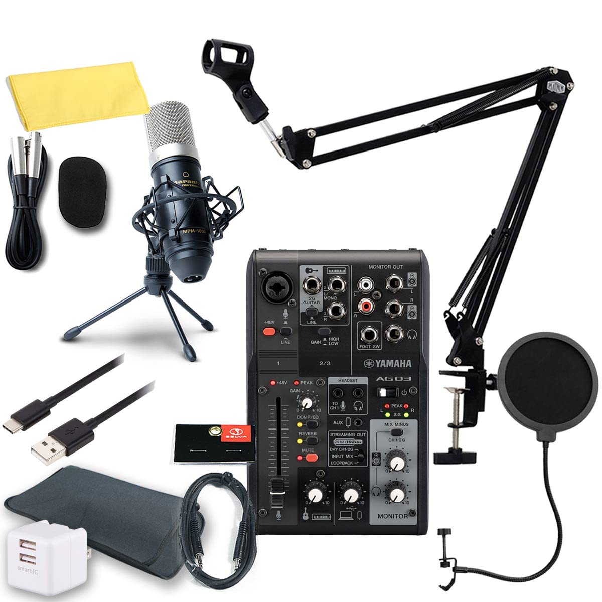 Amazon.co.jp: YAMAHA / AG03MK2 BLACK iPhoneユーザー向け 配信/DTM