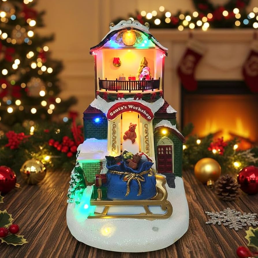 Amazon.co.jp: 【WNJAPAN】クリスマス イルミネーション ジオラマ