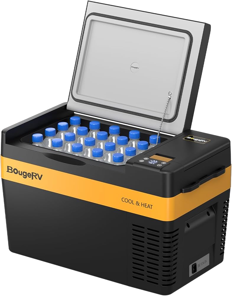 Amazon | BougeRV ポータブル冷温庫 車載冷温庫 ミニ冷温庫 25L