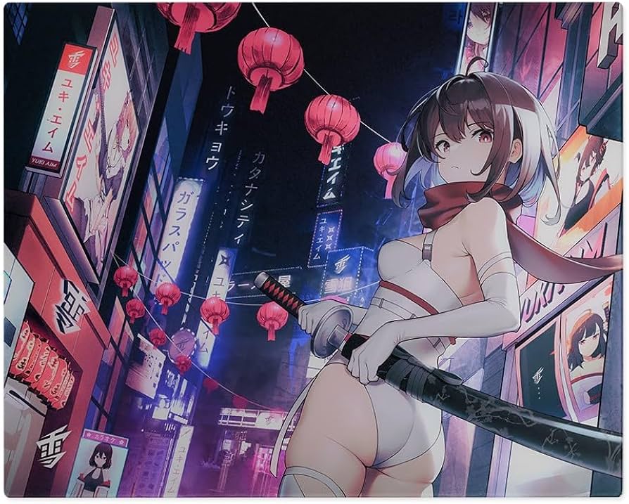 Amazon.co.jp: Yuki Aim Glass Mousepad Katana Large ガラスマウス