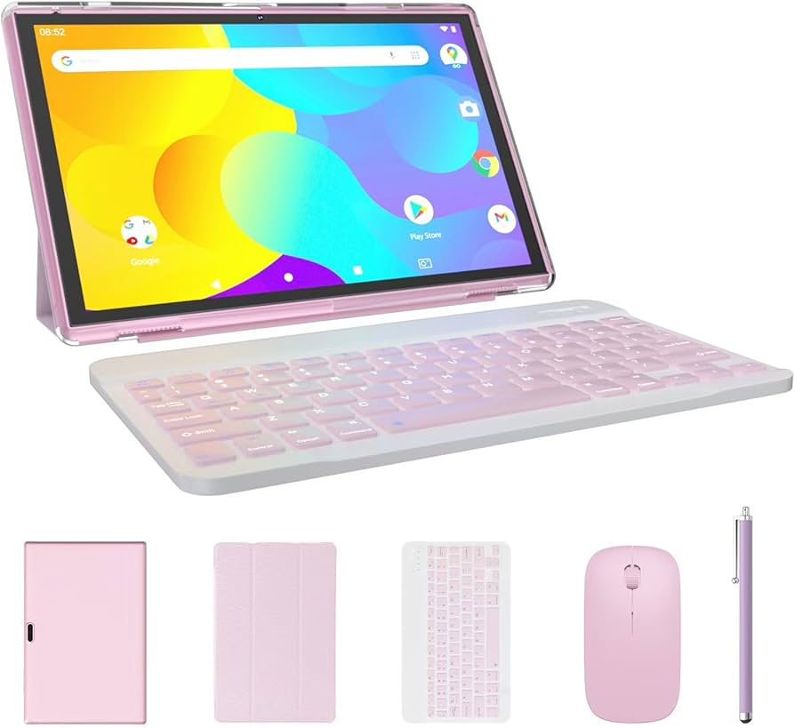 Amazon.com : ATOZEE Tablet 2 in 1 Android 14 Tablets with Keyboard