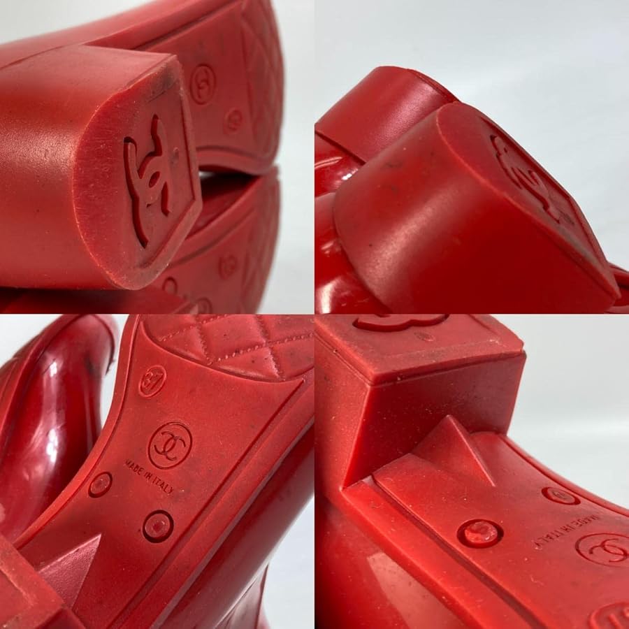 Amazon | [CHANEL] (シャネル) カメリア カメリア レインブーツ ロング