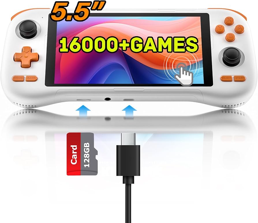 Amazon.com: Kinhank K56 Retro Handheld Game Console Built-in 7000+