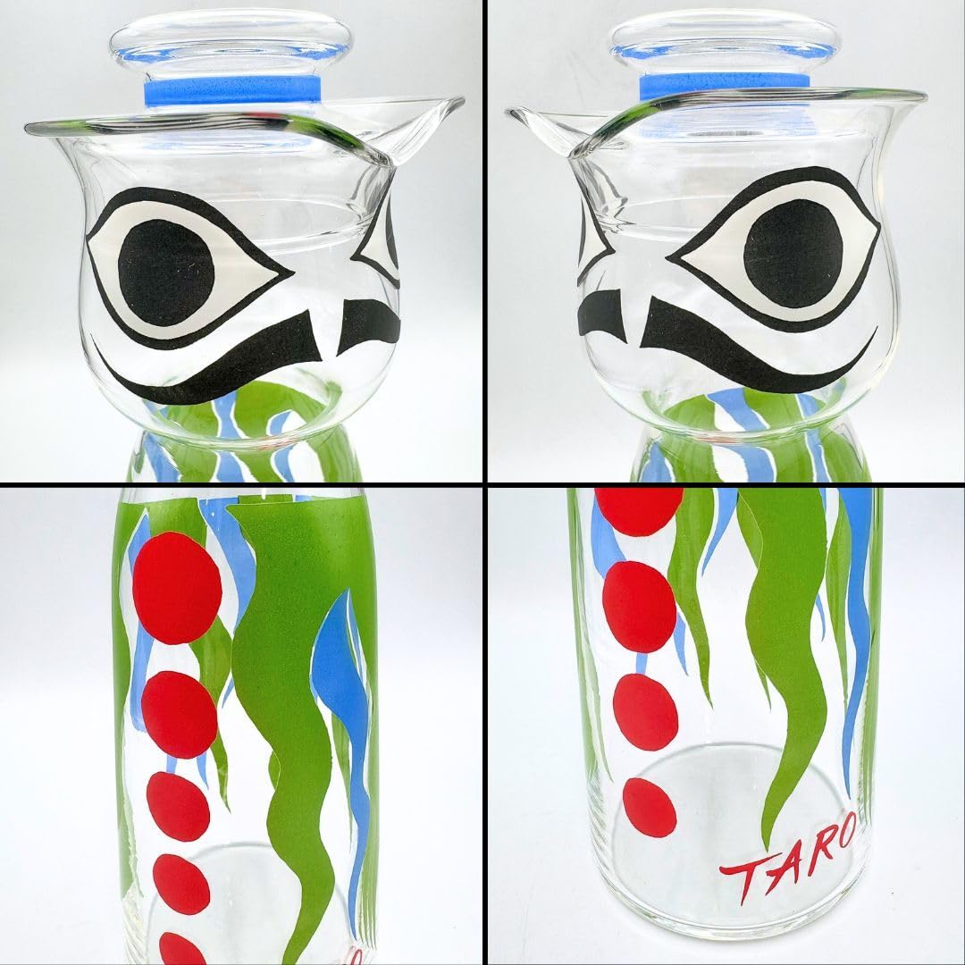 激レア、完品岡本太郎 水差し男爵 ガラス製ピッチャー - メルカリ 当時