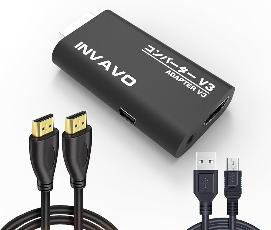 Amazon | INVAVO製 【重要な改良】V3 PS2専用HDMI接続コネクター PS2