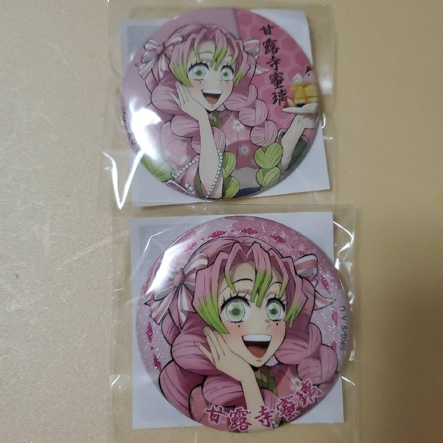 Amazon.co.jp: 鬼滅 ナンジャタウン 甘露寺蜜璃 缶バッジ : おもちゃ