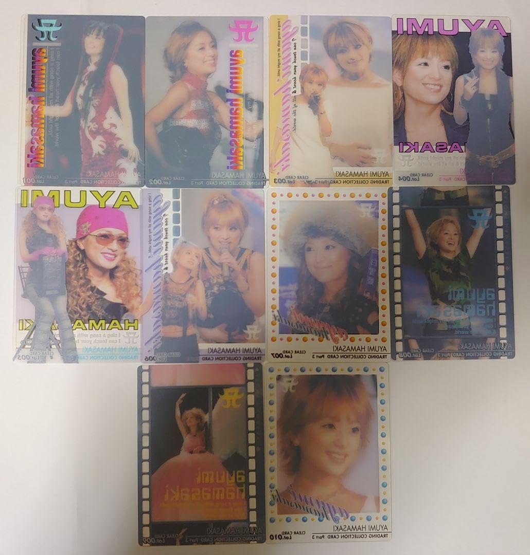 Amazon.co.jp: 浜崎あゆみ 限定クリアカード(10枚組み)トレーディング