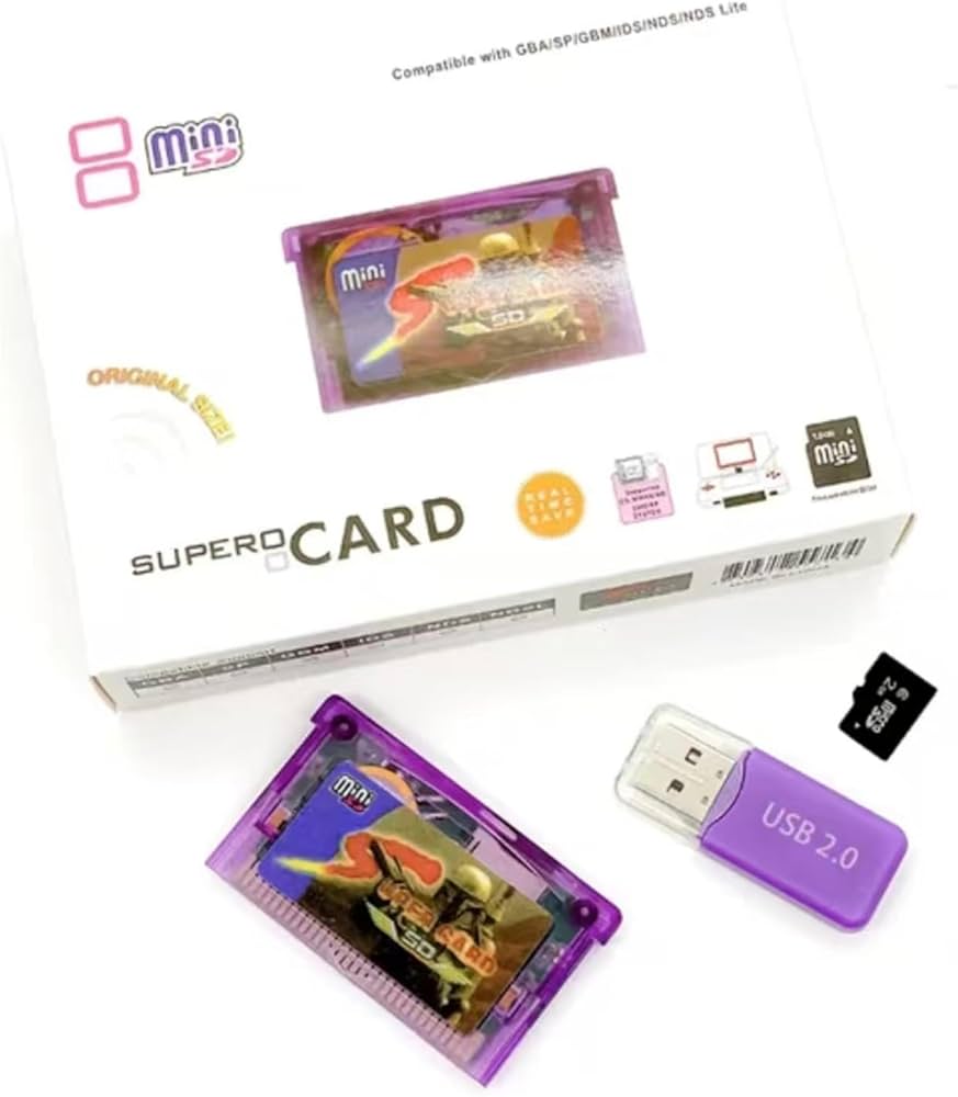 Amazon.com: Mini SD Card Game Cartridge Adapter for GBA SP, GBM