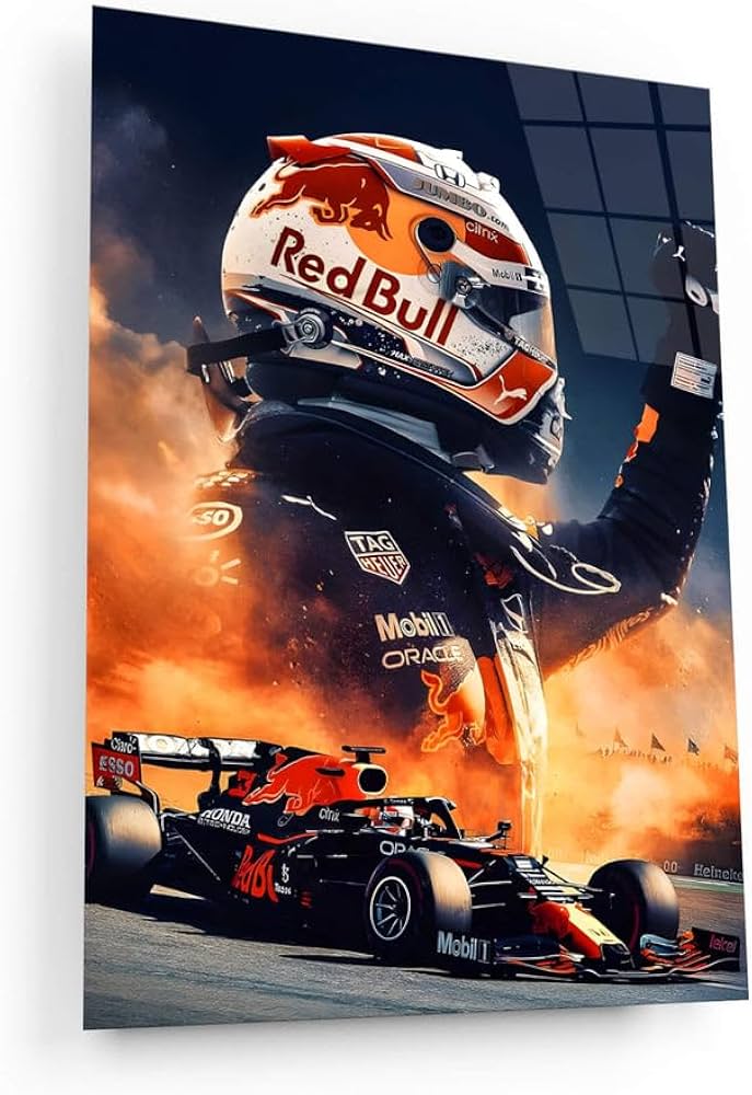 Amazon.co.jp: Max Verstappenポスター、フォーミュラ1プリント
