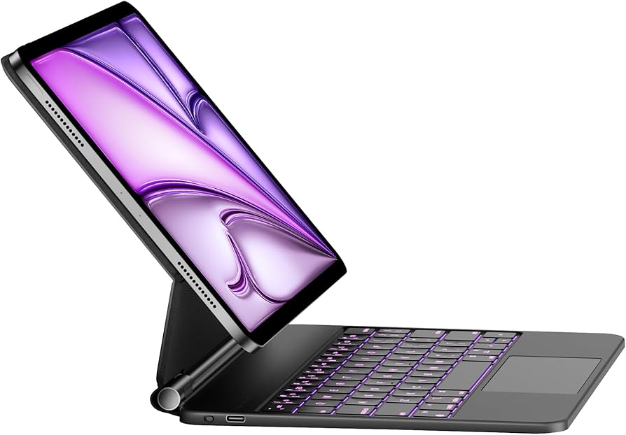 Amazon.com: HOU Keyboard Case for iPad Air 11 inch 2025 (M3)/2024