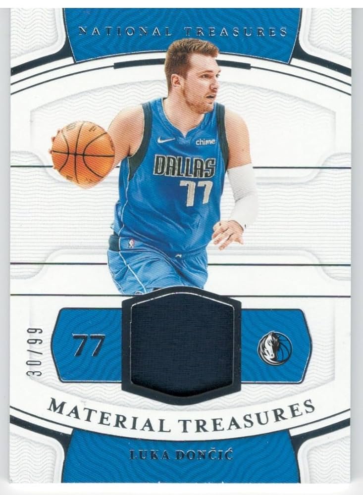 Amazon.com: 2021 Panini National Treasures Luka Doncic Game Worn