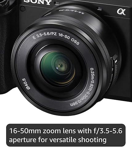 Amazon.com : Sony Alpha A6100 Mirrorless Camera with 16-50mm Zoom