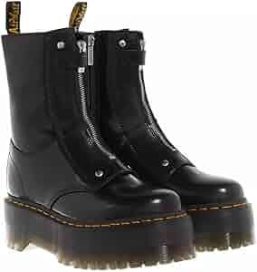 Amazon.com | Dr. Martens Jetta Hi Max Black, Black Buttero, 5 M