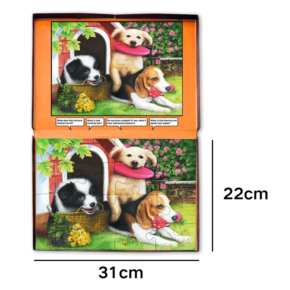 Amazon | Pitoies 認知症パズル 16個の大きなピースジグソーパズル