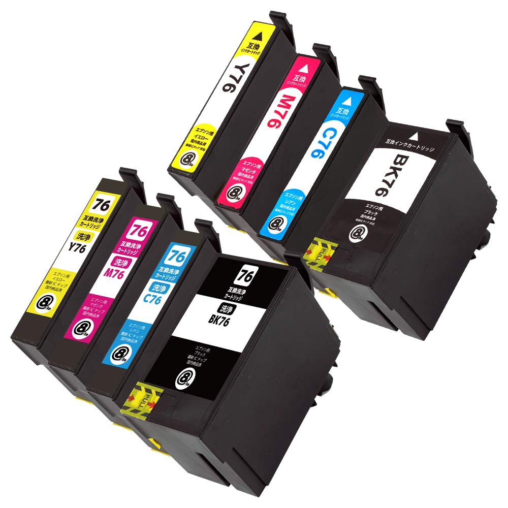 Amazon.co.jp: EPSON エプソン IC4CL76-(BK/C/M/Y)【4色セット(全色大