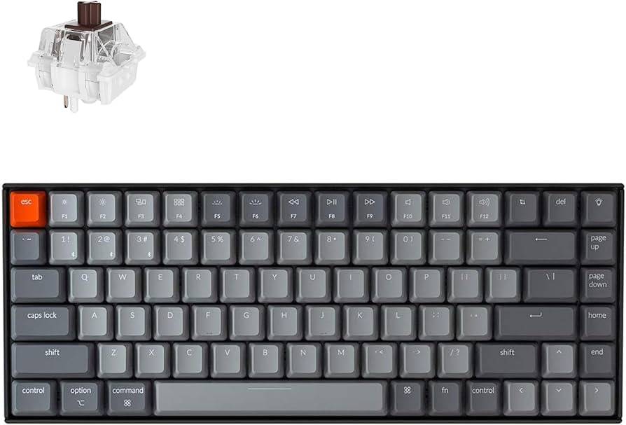 Amazon.com: Keychron K2 75% Layout RGB Bluetooth Wireless