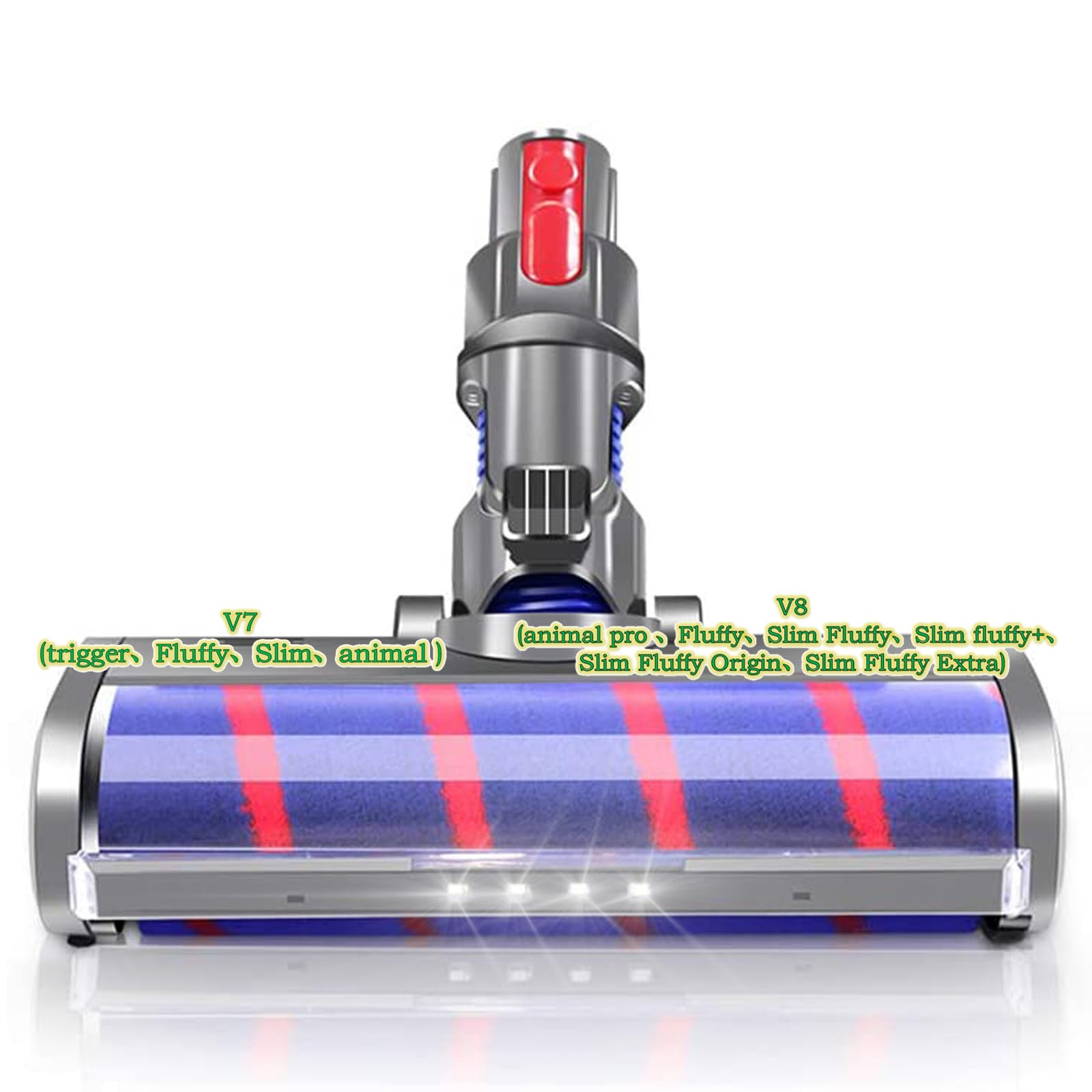 Amazon.co.jp: ダイソン ヘッド V7 Slim、V8 Slim Fluffy ソフト