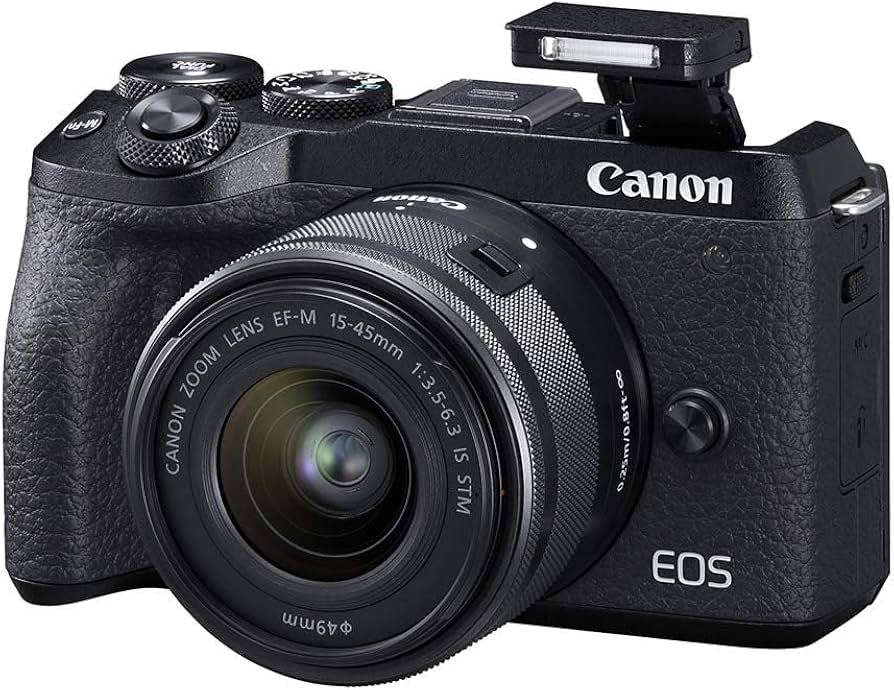 Amazon.com : Canon EOS M6 Mark II (Black)+Ef-M 15-45mm F/3.5-6.3