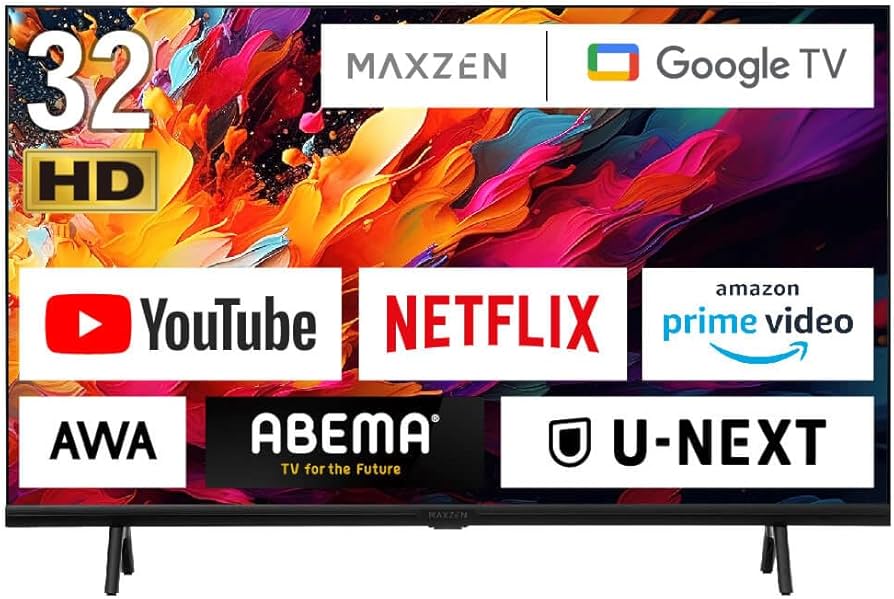 Amazon | MAXZEN 32型 Googleテレビ 32インチ グーグルテレビ 32V 地上