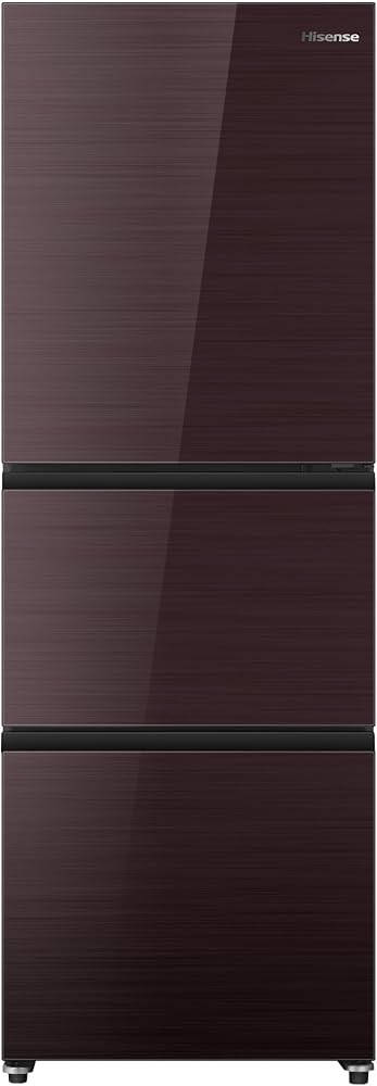 Amazon | ハイセンス 冷蔵庫 幅55cm 283L 自動霜取り ガラスドア