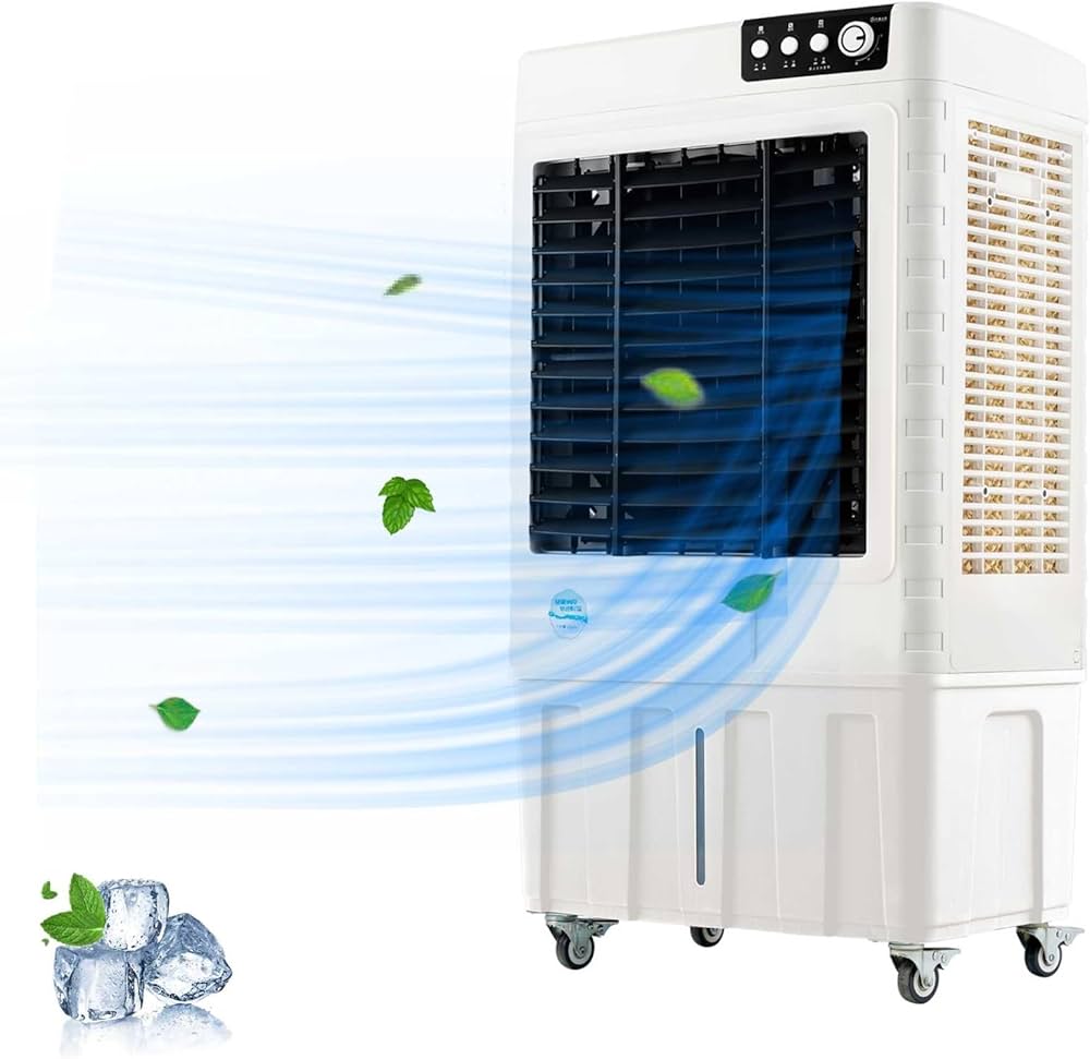 Amazon | ZAPJQL 業務用 大型冷風扇 冷風機 200W気化式送風機 風量