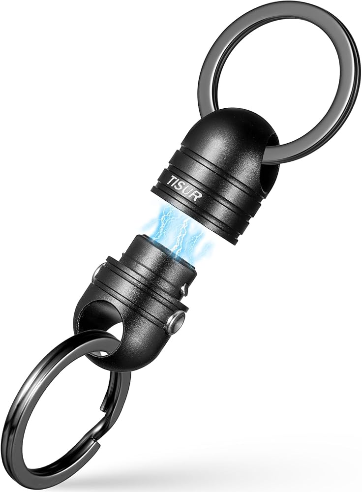 Amazon.com: TISUR Quick Release Keychain, Magnetic Key Holder