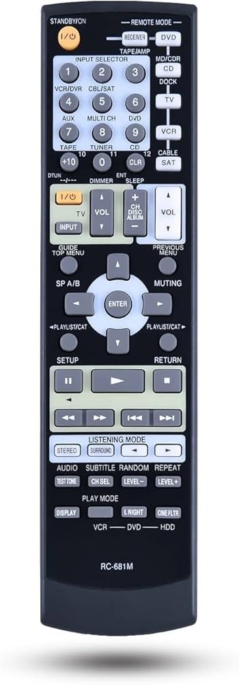 Amazon.com: RC-681M Remote Control for Onkyo AV Receiver HT-R550