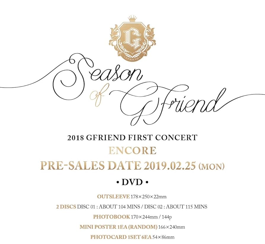 Amazon.co.jp: GFRIEND-2018 FIRST CONCERT-Season of GFRIEND DVD