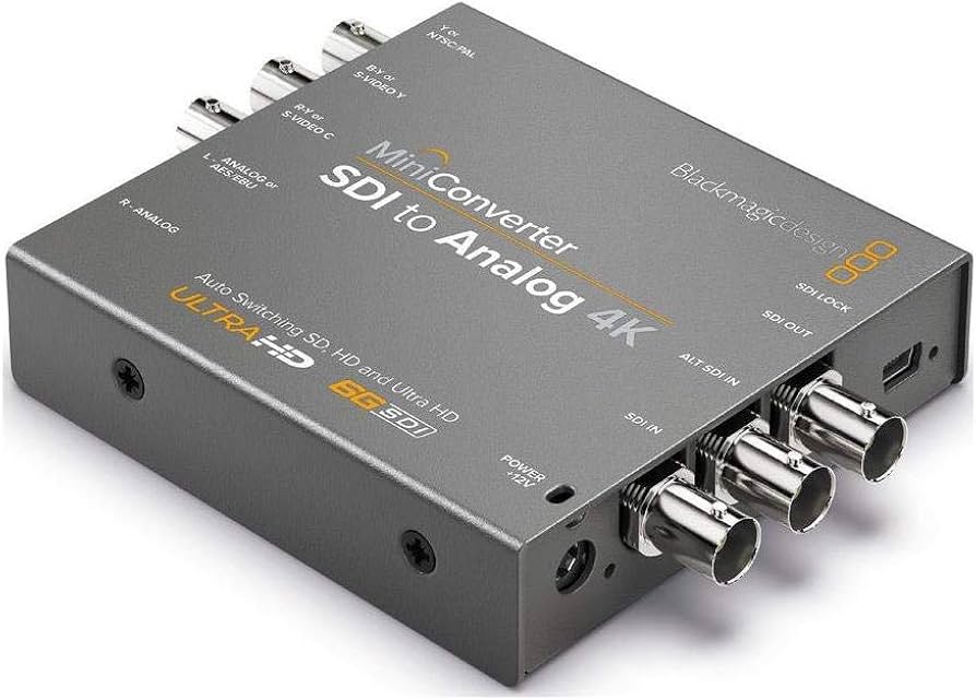 Amazon.com: Blackmagic Design Mini Converter SDI to Analog 4K (BMD