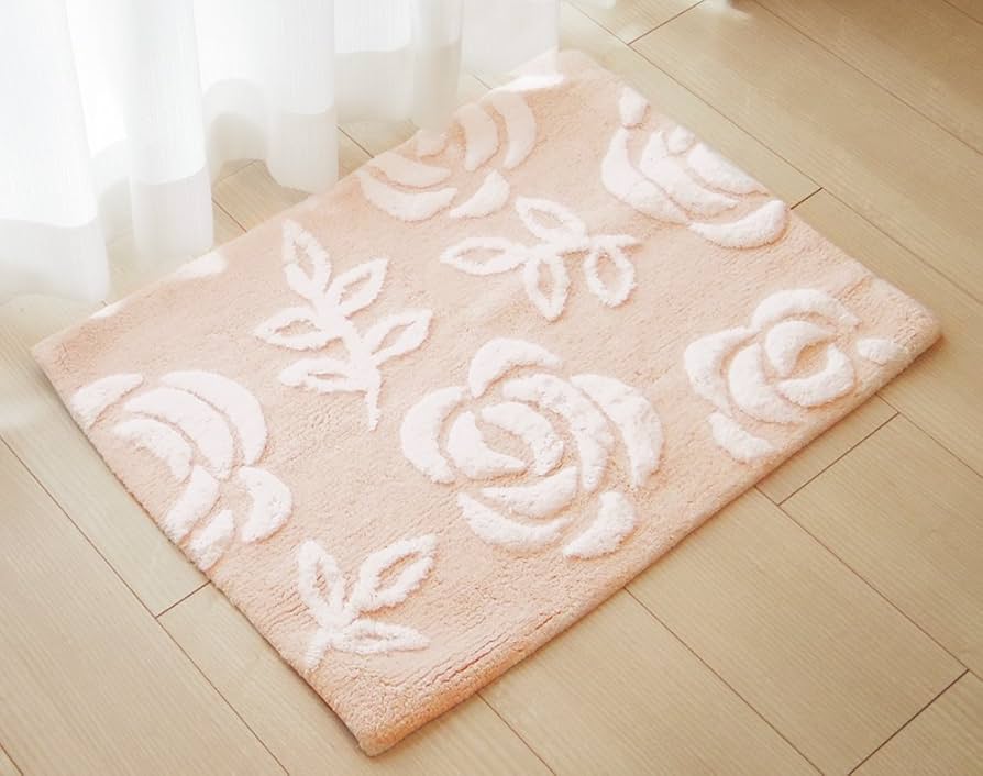 Amazon｜アセット インド綿マット ローズ IDR2503-P(ピンク) 3135-080