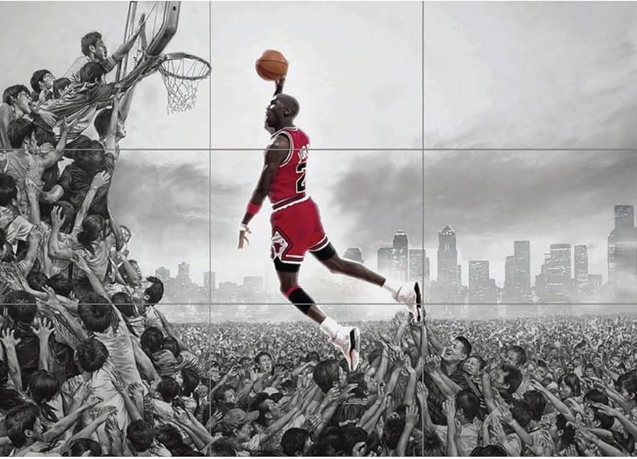 Amazon.co.jp: マイケル・ジョーダンNBA Slam Dunk Huge Giant画像