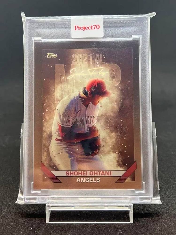 大谷翔平MVP記念カードToppsProject70カード722-Efdot 大谷翔平MVP記念