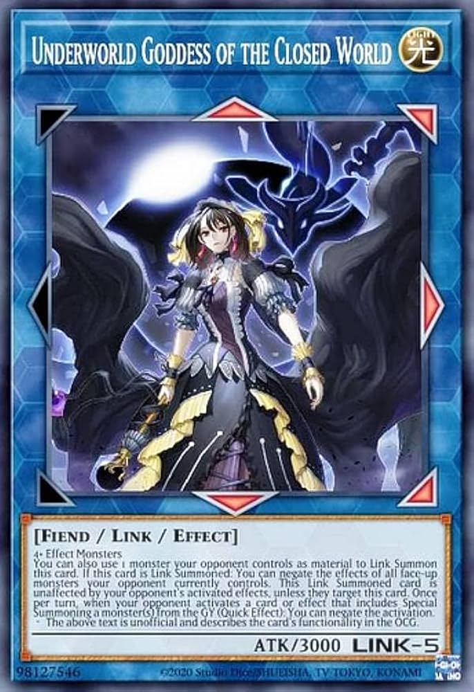 Amazon.co.jp: 遊戯王 MP22-EN028 閉ザサレシ世界ノ冥神 Underworld