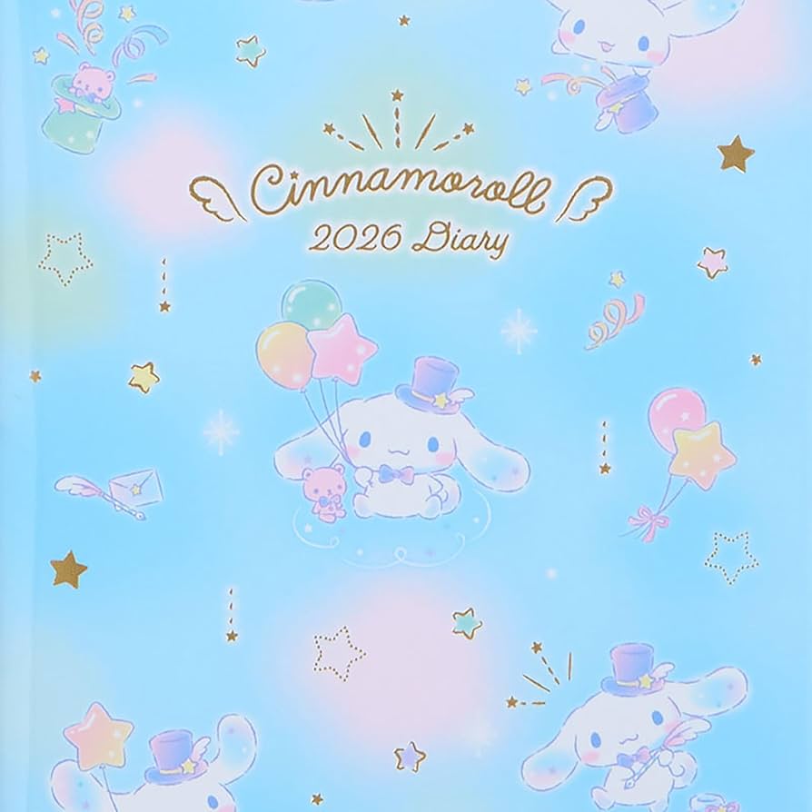 Amazon.co.jp: サンリオ(SANRIO) B6ダイアリー（ブロックタイプ） 2026