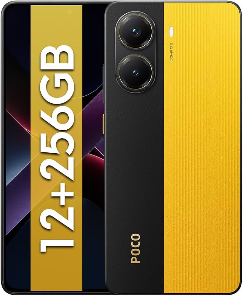 Xiaomi Poco X7 Pro 5G 12GB/256GB Yellow (Yellow) Dual SIM : Amazon