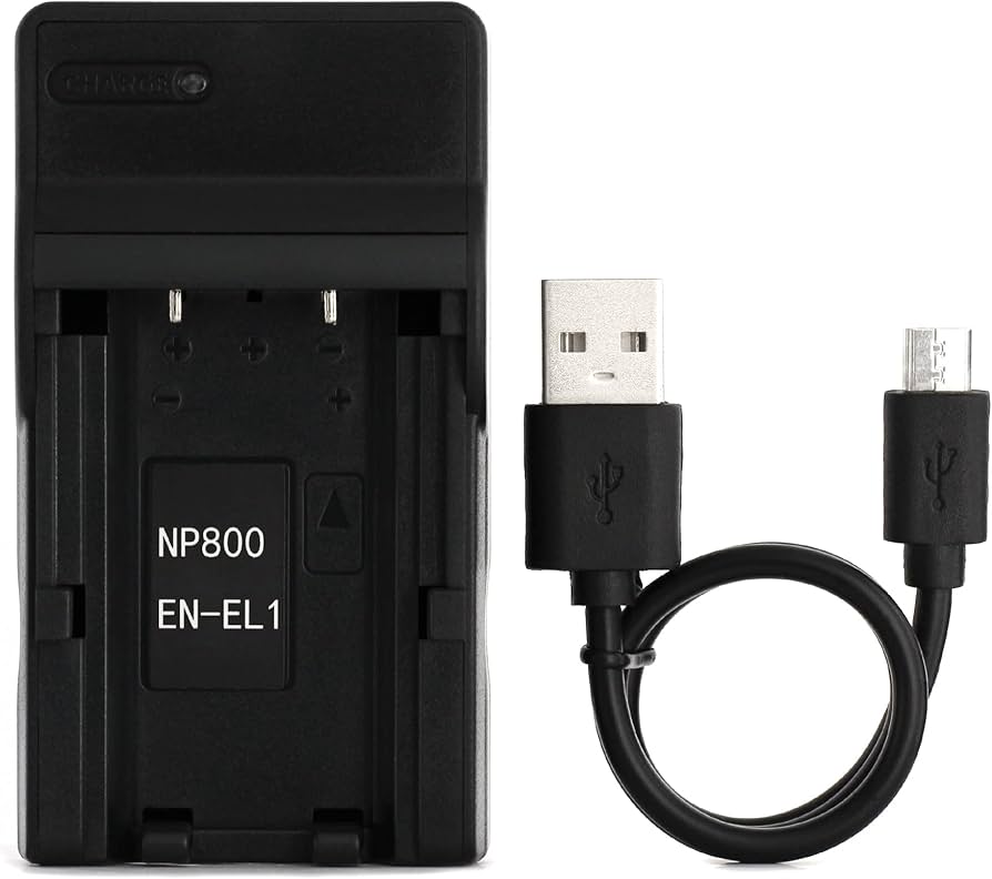 Amazon.com : EN-EL1 USB Charger for Nikon COOLPIX 4300, 4500, 4800