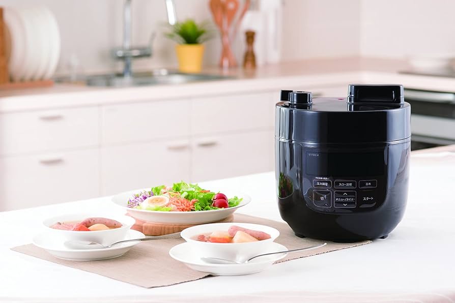 Amazon | siroca 電気圧力鍋 SP-D131 ブラウン[圧力/無水/蒸し/炊飯