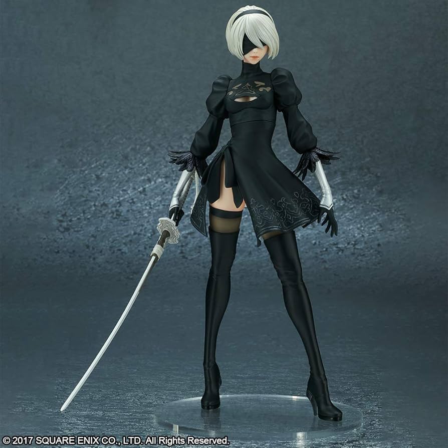 NieR:Automata 2B フィギュア & マグカップ セット Amazon.com: NieR