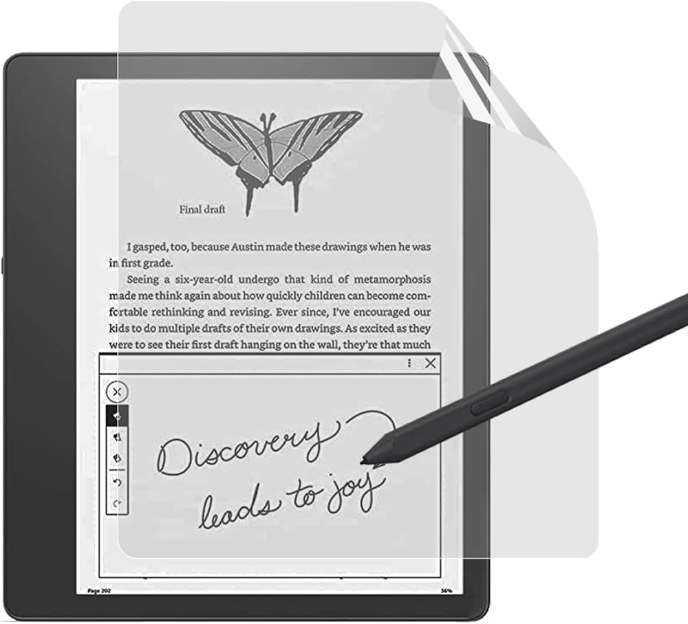 Amazon.co.jp: Kindle Scribe 用 フィルム ペーパーライクフィルム 紙