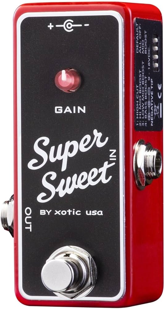 Amazon.com: Sweet Super Boost by Xotic : Musical Instruments