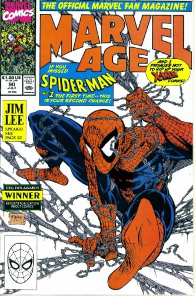 Marvel Age - The Official Marvel News Magazine #90 : Spider-Man