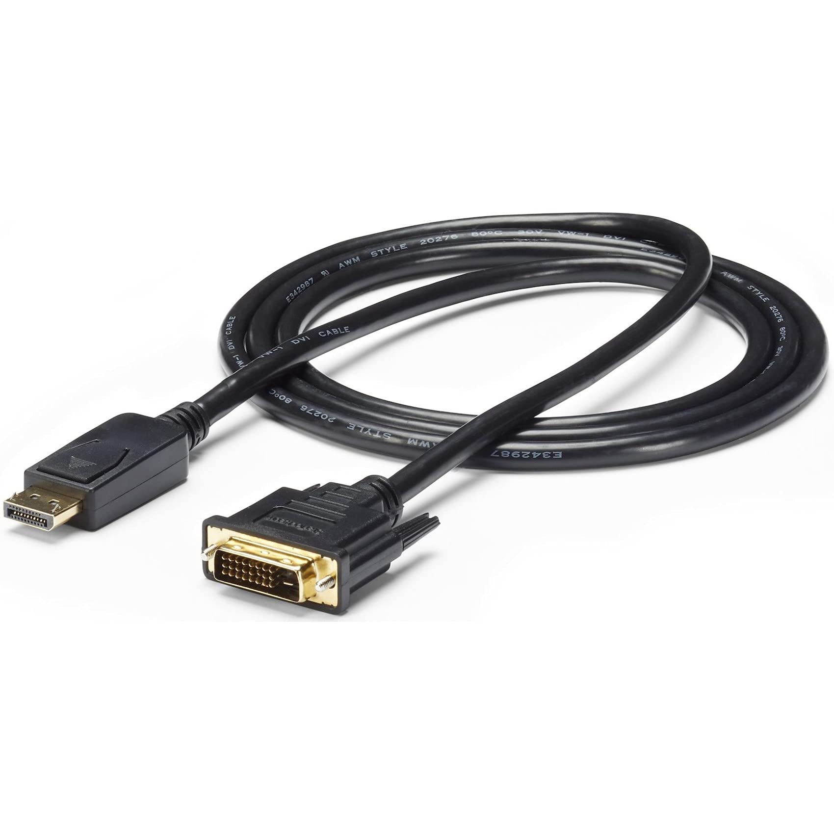 Amazon | StarTech.com DisplayPort - DVI変換ケーブル 1.8m