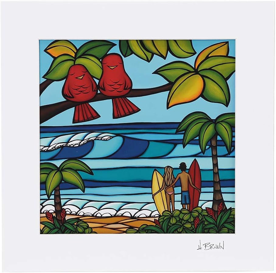 Amazon.co.jp: [ヘザーブラウン] HEATHER BROWN アートプリント ISLAND