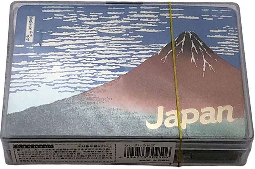 Amazon.co.jp: トランプ 葛飾北斎 赤富士 版画 浮世絵 富嶽三十六景