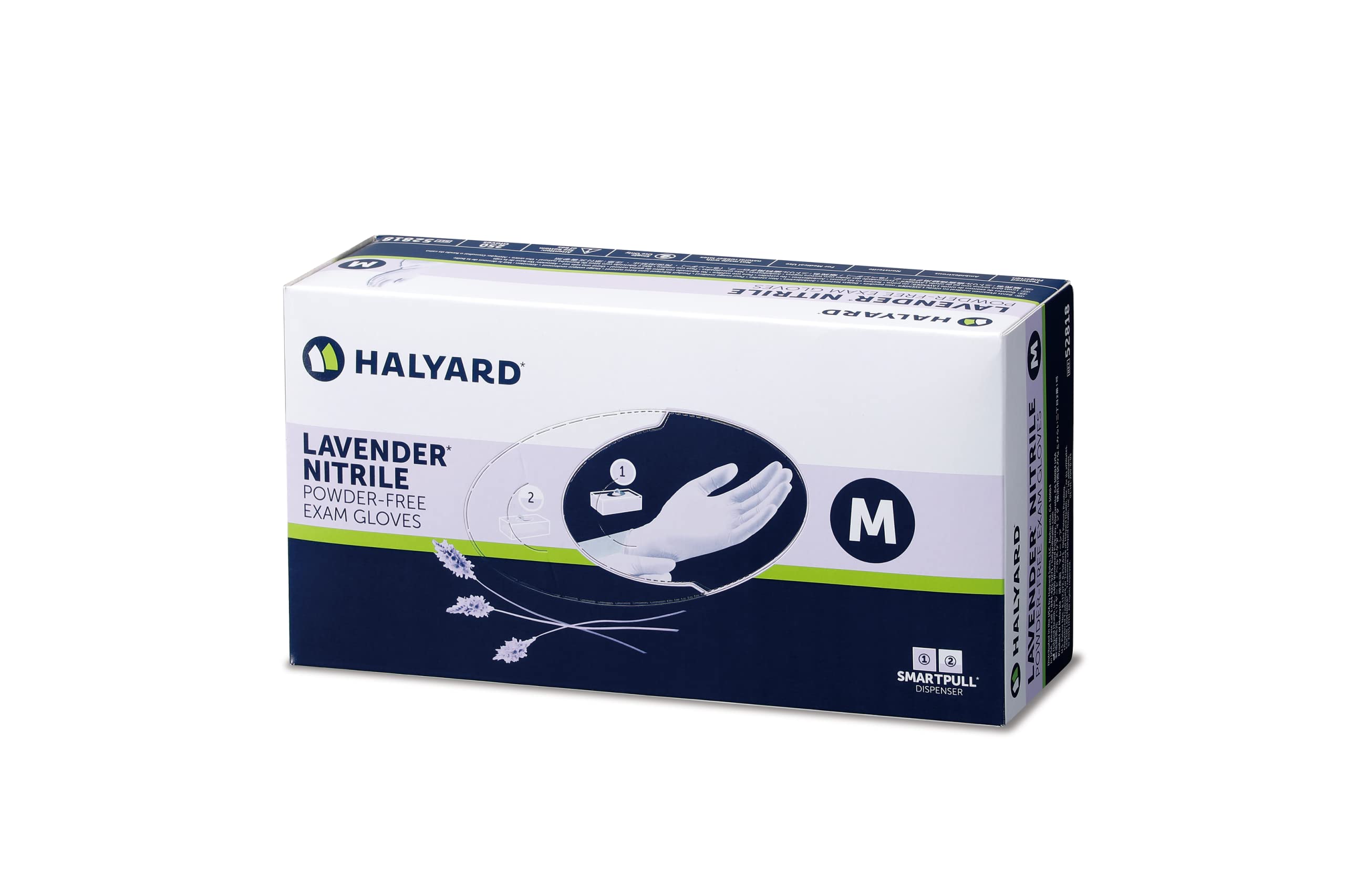 Amazon.co.jp: [ハリヤード] ラベンダー ニトリルグローブ スマート