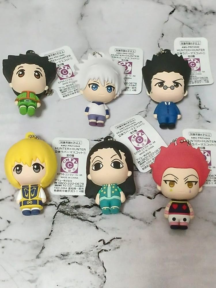 Amazon.co.jp: HUNTER×HUNTER 立体ラバーマスコット : おもちゃ