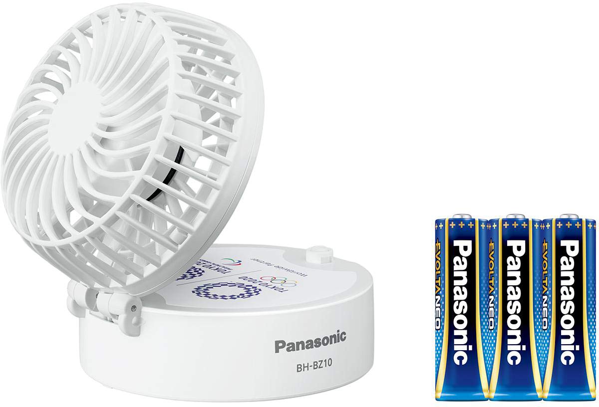 Amazon.co.jp: パナソニック 携帯扇風機 パーソナルファン 乾電池式