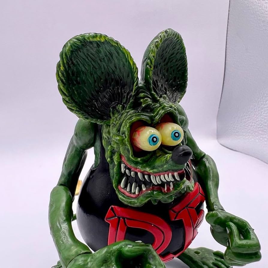 Amazon.co.jp: ラットフィンク フィギュア アメリカン 雑貨 ブラック